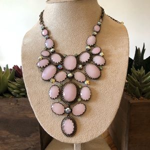 Blush Pink Crystal Sorrelli Necklace